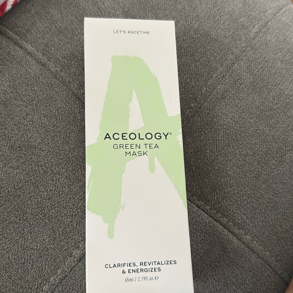 Aceology Green Tea Mask 2.19 fl oz 65 ml -NEW